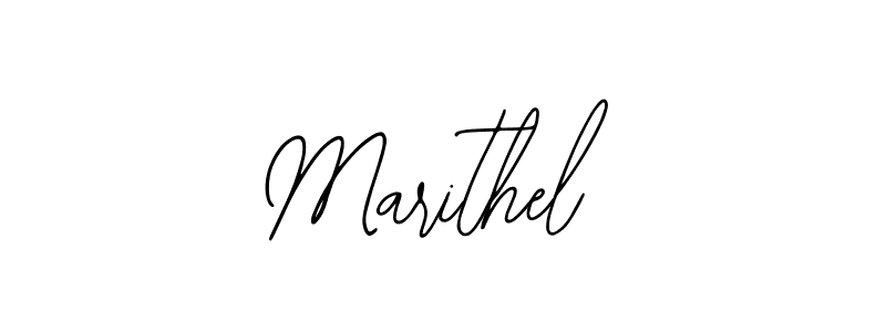 Use a signature maker to create a handwritten signature online. With this signature software, you can design (Bearetta-2O07w) your own signature for name Marithel. Marithel signature style 12 images and pictures png