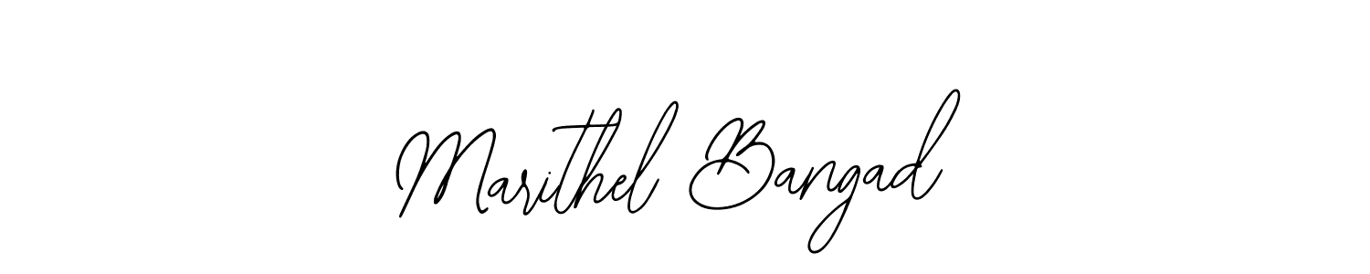 How to Draw Marithel Bangad signature style? Bearetta-2O07w is a latest design signature styles for name Marithel Bangad. Marithel Bangad signature style 12 images and pictures png