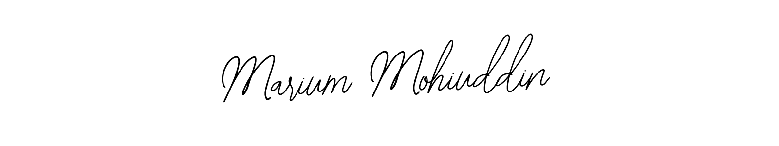 Marium Mohiuddin stylish signature style. Best Handwritten Sign (Bearetta-2O07w) for my name. Handwritten Signature Collection Ideas for my name Marium Mohiuddin. Marium Mohiuddin signature style 12 images and pictures png