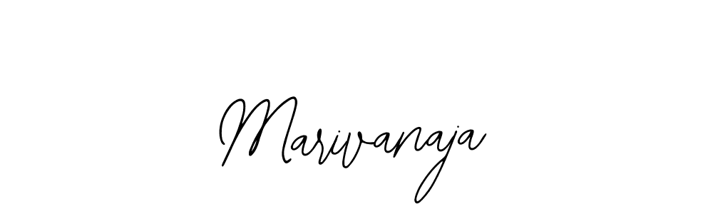 Use a signature maker to create a handwritten signature online. With this signature software, you can design (Bearetta-2O07w) your own signature for name Marivanaja. Marivanaja signature style 12 images and pictures png