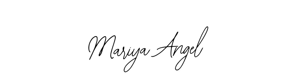 Bearetta-2O07w is a professional signature style that is perfect for those who want to add a touch of class to their signature. It is also a great choice for those who want to make their signature more unique. Get Mariya Angel name to fancy signature for free. Mariya Angel signature style 12 images and pictures png