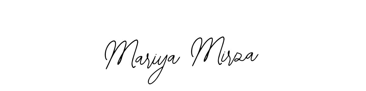How to make Mariya Mirza name signature. Use Bearetta-2O07w style for creating short signs online. This is the latest handwritten sign. Mariya Mirza signature style 12 images and pictures png