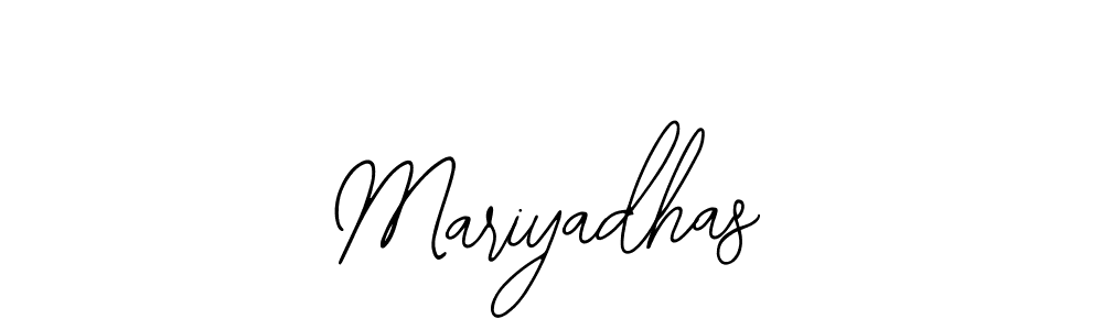 Design your own signature with our free online signature maker. With this signature software, you can create a handwritten (Bearetta-2O07w) signature for name Mariyadhas. Mariyadhas signature style 12 images and pictures png