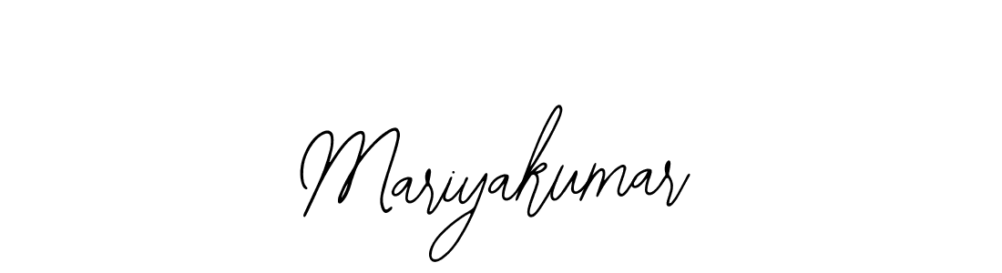 How to make Mariyakumar signature? Bearetta-2O07w is a professional autograph style. Create handwritten signature for Mariyakumar name. Mariyakumar signature style 12 images and pictures png