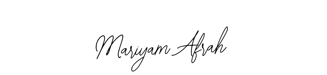 Also You can easily find your signature by using the search form. We will create Mariyam Afrah name handwritten signature images for you free of cost using Bearetta-2O07w sign style. Mariyam Afrah signature style 12 images and pictures png