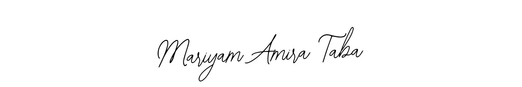 Also we have Mariyam Amira Taba name is the best signature style. Create professional handwritten signature collection using Bearetta-2O07w autograph style. Mariyam Amira Taba signature style 12 images and pictures png
