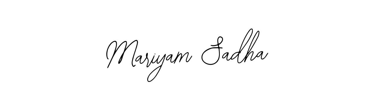 Make a short Mariyam Sadha signature style. Manage your documents anywhere anytime using Bearetta-2O07w. Create and add eSignatures, submit forms, share and send files easily. Mariyam Sadha signature style 12 images and pictures png