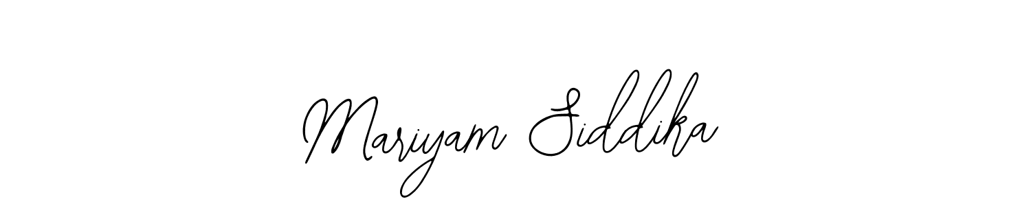 Create a beautiful signature design for name Mariyam Siddika. With this signature (Bearetta-2O07w) fonts, you can make a handwritten signature for free. Mariyam Siddika signature style 12 images and pictures png