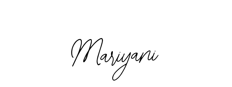 Bearetta-2O07w is a professional signature style that is perfect for those who want to add a touch of class to their signature. It is also a great choice for those who want to make their signature more unique. Get Mariyani name to fancy signature for free. Mariyani signature style 12 images and pictures png