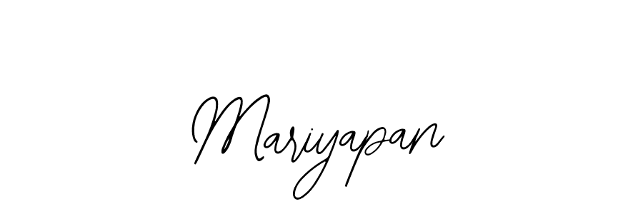 Similarly Bearetta-2O07w is the best handwritten signature design. Signature creator online .You can use it as an online autograph creator for name Mariyapan. Mariyapan signature style 12 images and pictures png