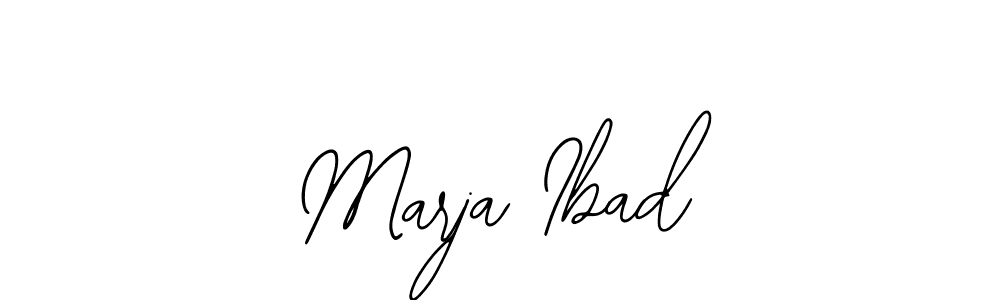 Also we have Marja Ibad name is the best signature style. Create professional handwritten signature collection using Bearetta-2O07w autograph style. Marja Ibad signature style 12 images and pictures png