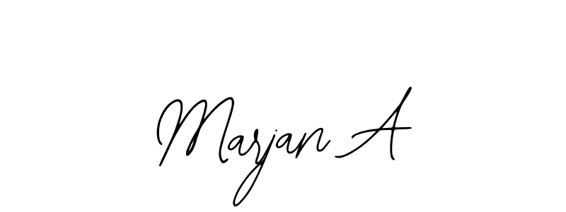 How to Draw Marjan A signature style? Bearetta-2O07w is a latest design signature styles for name Marjan A. Marjan A signature style 12 images and pictures png
