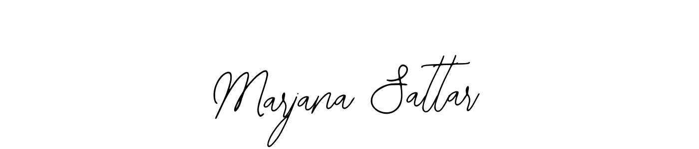 Similarly Bearetta-2O07w is the best handwritten signature design. Signature creator online .You can use it as an online autograph creator for name Marjana Sattar. Marjana Sattar signature style 12 images and pictures png