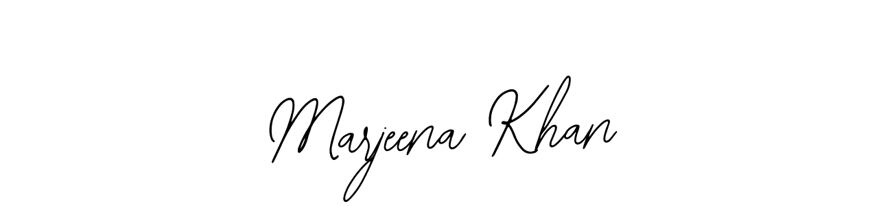 How to make Marjeena Khan signature? Bearetta-2O07w is a professional autograph style. Create handwritten signature for Marjeena Khan name. Marjeena Khan signature style 12 images and pictures png