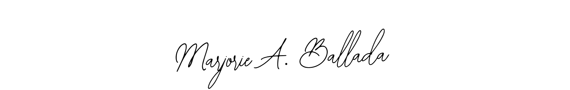 Best and Professional Signature Style for Marjorie A. Ballada. Bearetta-2O07w Best Signature Style Collection. Marjorie A. Ballada signature style 12 images and pictures png