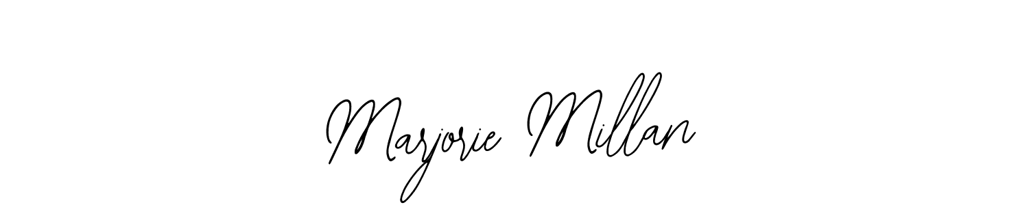 Also we have Marjorie Millan name is the best signature style. Create professional handwritten signature collection using Bearetta-2O07w autograph style. Marjorie Millan signature style 12 images and pictures png