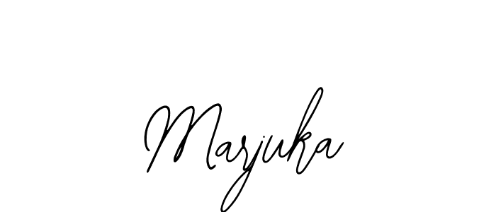 Marjuka stylish signature style. Best Handwritten Sign (Bearetta-2O07w) for my name. Handwritten Signature Collection Ideas for my name Marjuka. Marjuka signature style 12 images and pictures png
