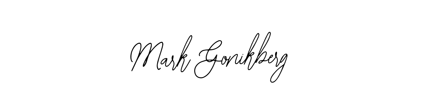 if you are searching for the best signature style for your name Mark Gonikberg. so please give up your signature search. here we have designed multiple signature styles  using Bearetta-2O07w. Mark Gonikberg signature style 12 images and pictures png