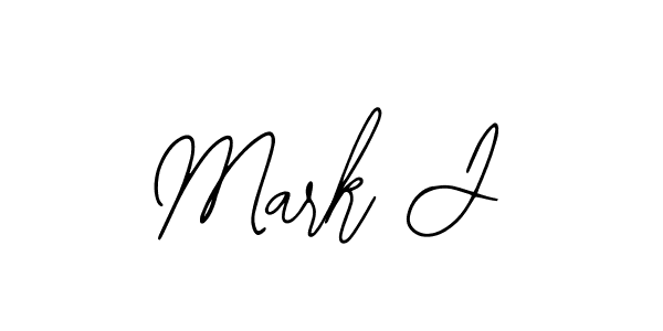 How to make Mark J name signature. Use Bearetta-2O07w style for creating short signs online. This is the latest handwritten sign. Mark J signature style 12 images and pictures png