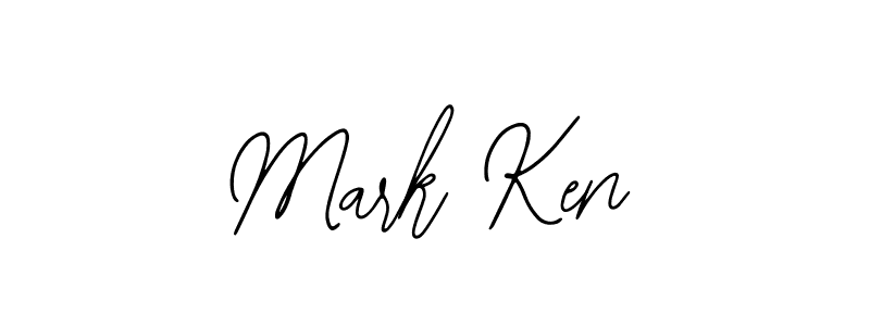 You should practise on your own different ways (Bearetta-2O07w) to write your name (Mark Ken) in signature. don't let someone else do it for you. Mark Ken signature style 12 images and pictures png