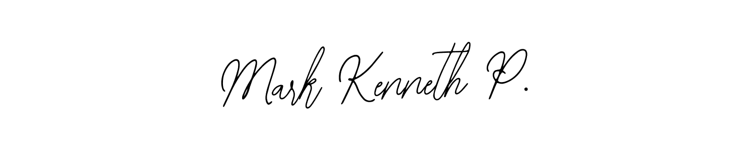 Create a beautiful signature design for name Mark Kenneth P.. With this signature (Bearetta-2O07w) fonts, you can make a handwritten signature for free. Mark Kenneth P. signature style 12 images and pictures png