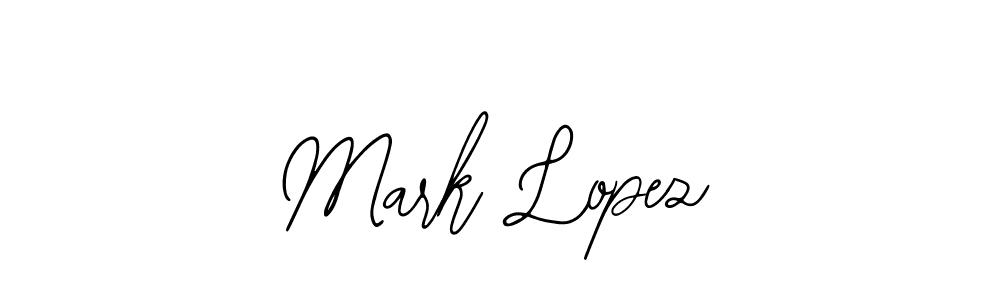 How to make Mark Lopez name signature. Use Bearetta-2O07w style for creating short signs online. This is the latest handwritten sign. Mark Lopez signature style 12 images and pictures png