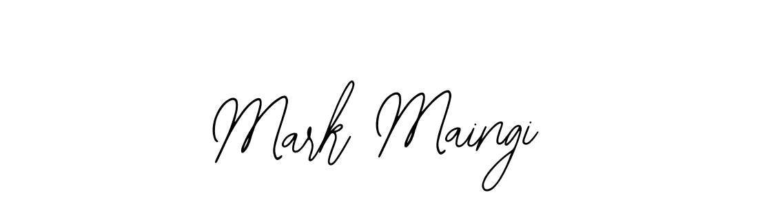 How to make Mark Maingi signature? Bearetta-2O07w is a professional autograph style. Create handwritten signature for Mark Maingi name. Mark Maingi signature style 12 images and pictures png