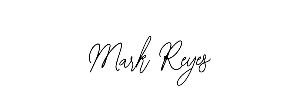 You should practise on your own different ways (Bearetta-2O07w) to write your name (Mark Reyes) in signature. don't let someone else do it for you. Mark Reyes signature style 12 images and pictures png
