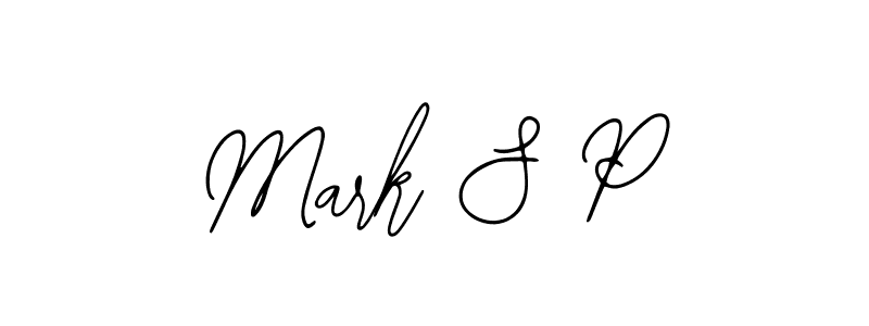 It looks lik you need a new signature style for name Mark S P. Design unique handwritten (Bearetta-2O07w) signature with our free signature maker in just a few clicks. Mark S P signature style 12 images and pictures png