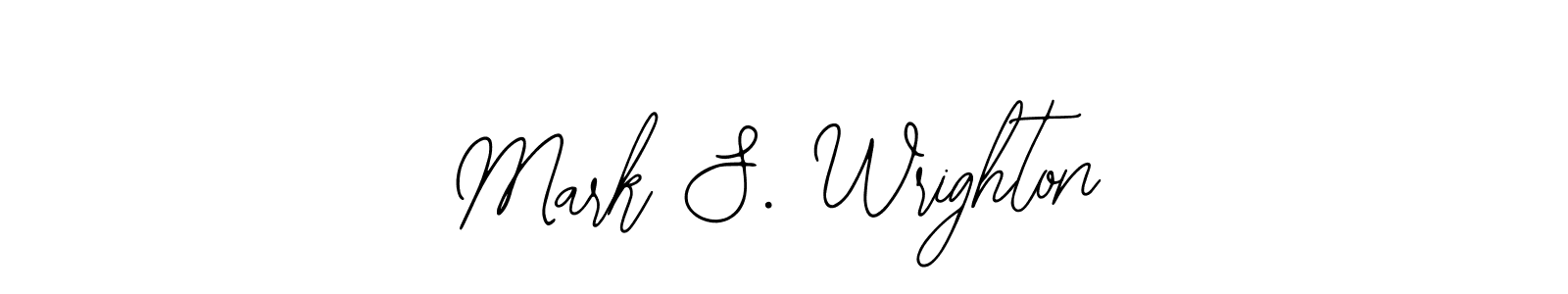 Also we have Mark S. Wrighton name is the best signature style. Create professional handwritten signature collection using Bearetta-2O07w autograph style. Mark S. Wrighton signature style 12 images and pictures png