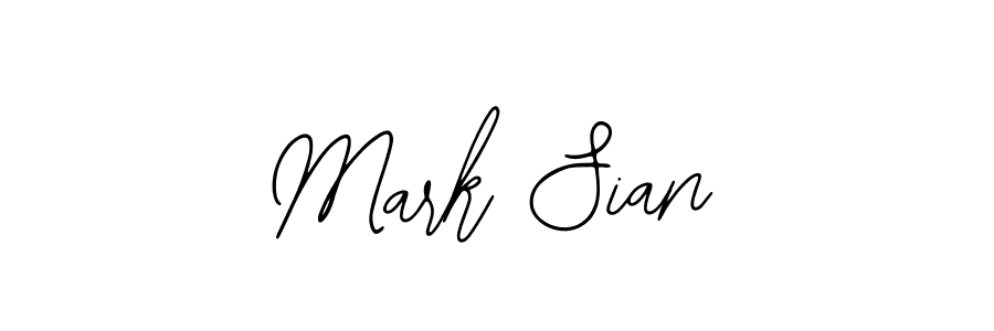 It looks lik you need a new signature style for name Mark Sian. Design unique handwritten (Bearetta-2O07w) signature with our free signature maker in just a few clicks. Mark Sian signature style 12 images and pictures png