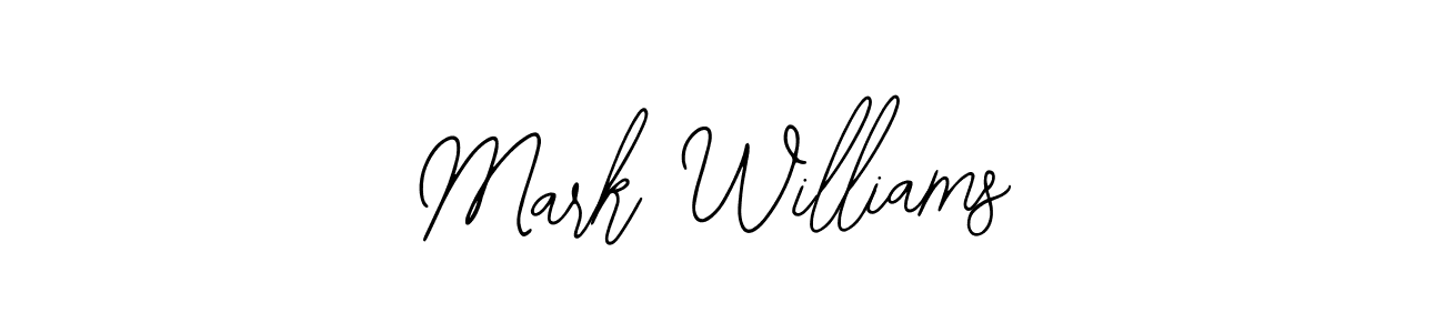 Mark Williams stylish signature style. Best Handwritten Sign (Bearetta-2O07w) for my name. Handwritten Signature Collection Ideas for my name Mark Williams. Mark Williams signature style 12 images and pictures png