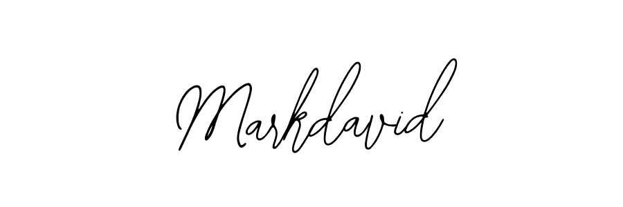 Design your own signature with our free online signature maker. With this signature software, you can create a handwritten (Bearetta-2O07w) signature for name Markdavid. Markdavid signature style 12 images and pictures png
