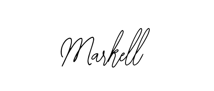 Markell stylish signature style. Best Handwritten Sign (Bearetta-2O07w) for my name. Handwritten Signature Collection Ideas for my name Markell. Markell signature style 12 images and pictures png