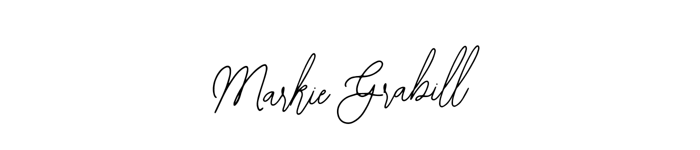 Use a signature maker to create a handwritten signature online. With this signature software, you can design (Bearetta-2O07w) your own signature for name Markie Grabill. Markie Grabill signature style 12 images and pictures png