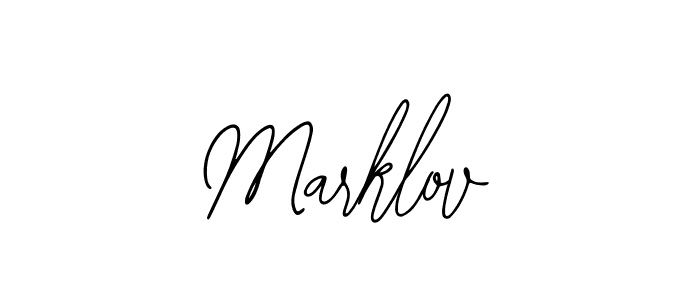 Marklov stylish signature style. Best Handwritten Sign (Bearetta-2O07w) for my name. Handwritten Signature Collection Ideas for my name Marklov. Marklov signature style 12 images and pictures png