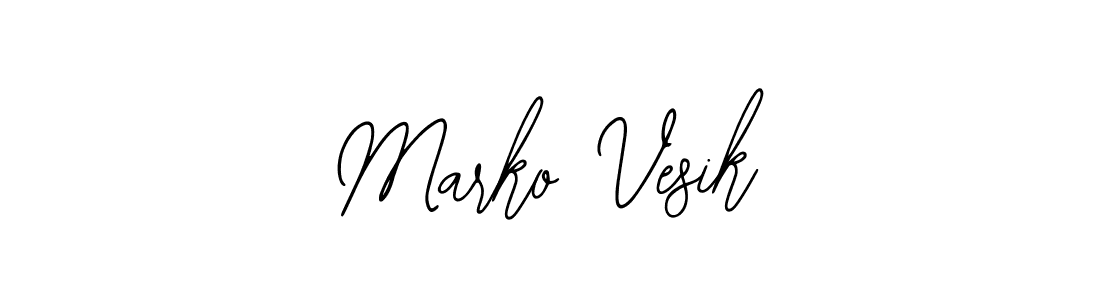 The best way (Bearetta-2O07w) to make a short signature is to pick only two or three words in your name. The name Marko Vesik include a total of six letters. For converting this name. Marko Vesik signature style 12 images and pictures png