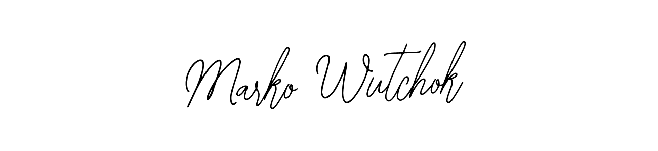 You can use this online signature creator to create a handwritten signature for the name Marko Wutchok. This is the best online autograph maker. Marko Wutchok signature style 12 images and pictures png