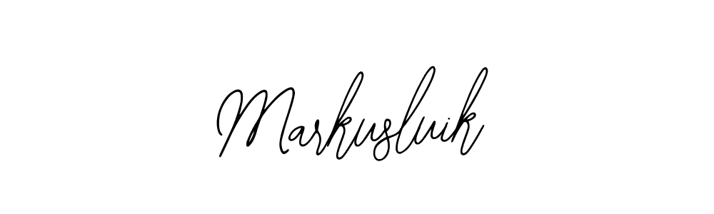 Make a beautiful signature design for name Markusluik. With this signature (Bearetta-2O07w) style, you can create a handwritten signature for free. Markusluik signature style 12 images and pictures png