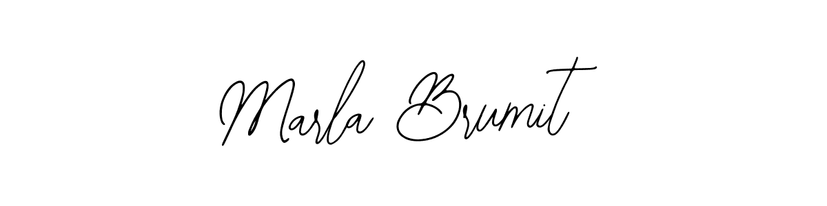 Design your own signature with our free online signature maker. With this signature software, you can create a handwritten (Bearetta-2O07w) signature for name Marla Brumit. Marla Brumit signature style 12 images and pictures png