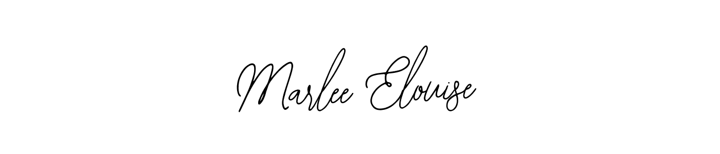 Bearetta-2O07w is a professional signature style that is perfect for those who want to add a touch of class to their signature. It is also a great choice for those who want to make their signature more unique. Get Marlee Elouise name to fancy signature for free. Marlee Elouise signature style 12 images and pictures png