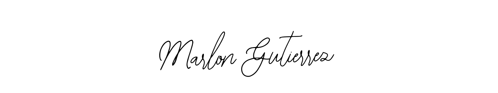 Make a beautiful signature design for name Marlon Gutierrez. With this signature (Bearetta-2O07w) style, you can create a handwritten signature for free. Marlon Gutierrez signature style 12 images and pictures png