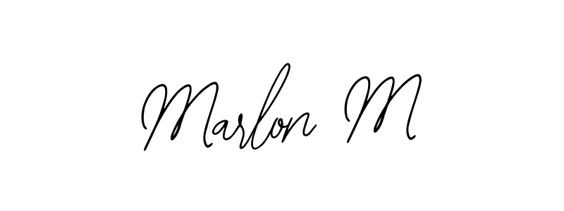 How to make Marlon M signature? Bearetta-2O07w is a professional autograph style. Create handwritten signature for Marlon M name. Marlon M signature style 12 images and pictures png