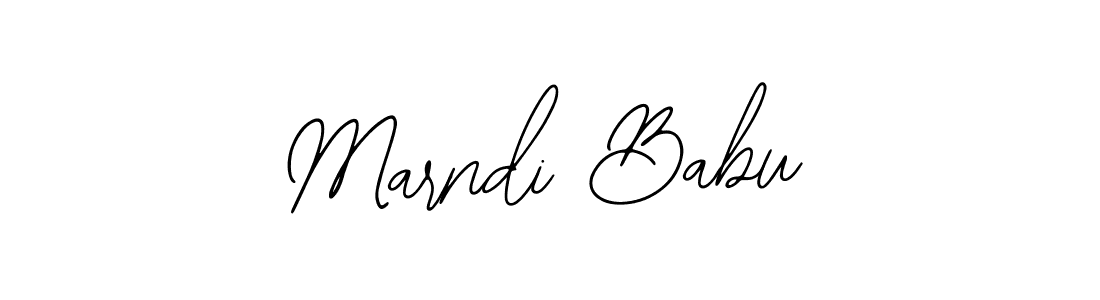 Use a signature maker to create a handwritten signature online. With this signature software, you can design (Bearetta-2O07w) your own signature for name Marndi Babu. Marndi Babu signature style 12 images and pictures png