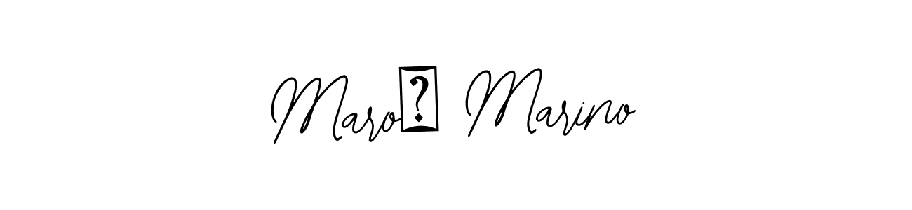 How to make Maroš Marino signature? Bearetta-2O07w is a professional autograph style. Create handwritten signature for Maroš Marino name. Maroš Marino signature style 12 images and pictures png