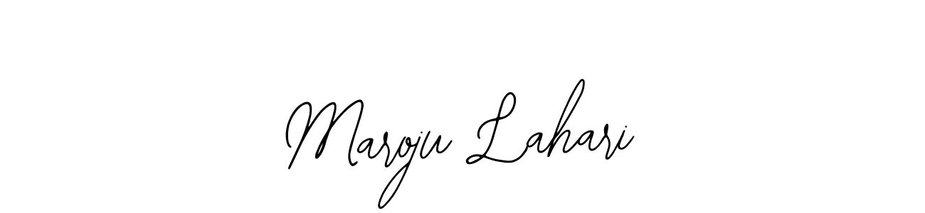 Create a beautiful signature design for name Maroju Lahari. With this signature (Bearetta-2O07w) fonts, you can make a handwritten signature for free. Maroju Lahari signature style 12 images and pictures png