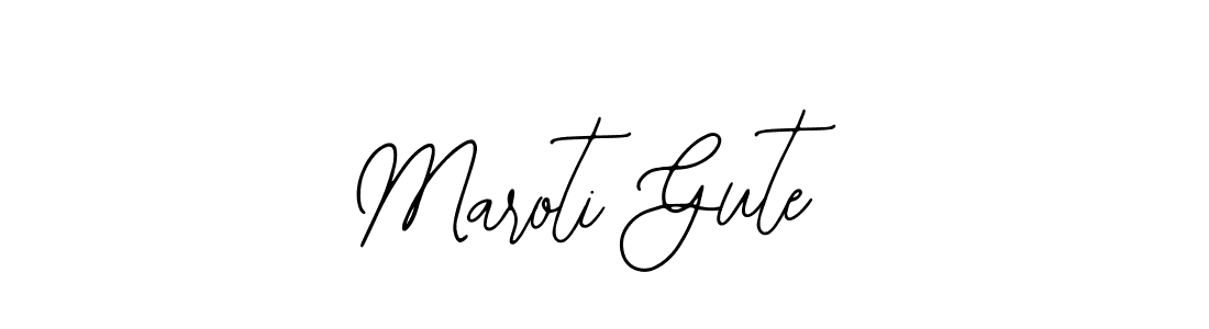 Create a beautiful signature design for name Maroti Gute. With this signature (Bearetta-2O07w) fonts, you can make a handwritten signature for free. Maroti Gute signature style 12 images and pictures png