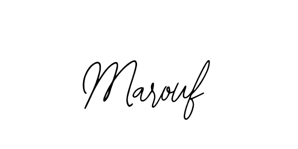 Marouf stylish signature style. Best Handwritten Sign (Bearetta-2O07w) for my name. Handwritten Signature Collection Ideas for my name Marouf. Marouf signature style 12 images and pictures png