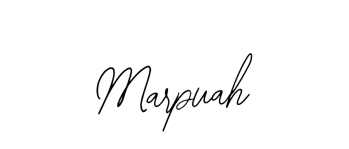 Bearetta-2O07w is a professional signature style that is perfect for those who want to add a touch of class to their signature. It is also a great choice for those who want to make their signature more unique. Get Marpuah name to fancy signature for free. Marpuah signature style 12 images and pictures png