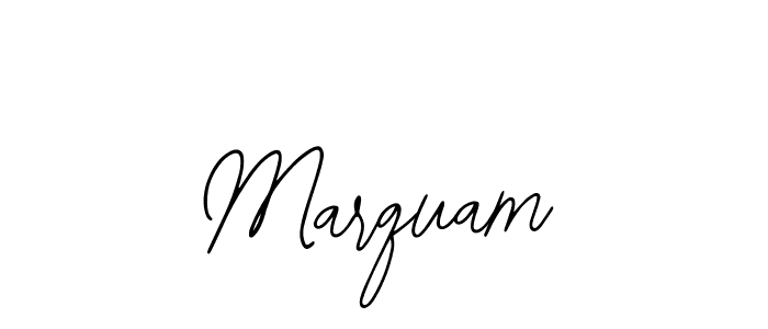 How to make Marquam name signature. Use Bearetta-2O07w style for creating short signs online. This is the latest handwritten sign. Marquam signature style 12 images and pictures png